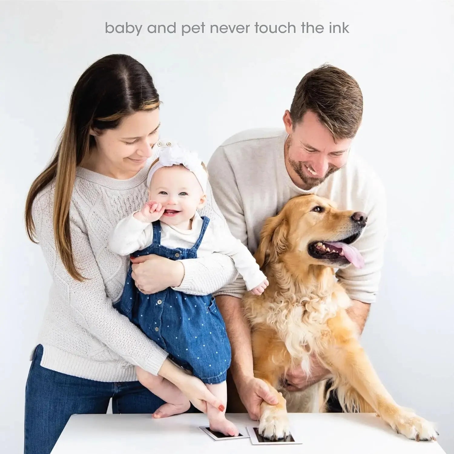 Clean-Touch Pet Paw Print Ink Pad Kit | Safe No-Mess Dog & Cat Noseprint Keepsake