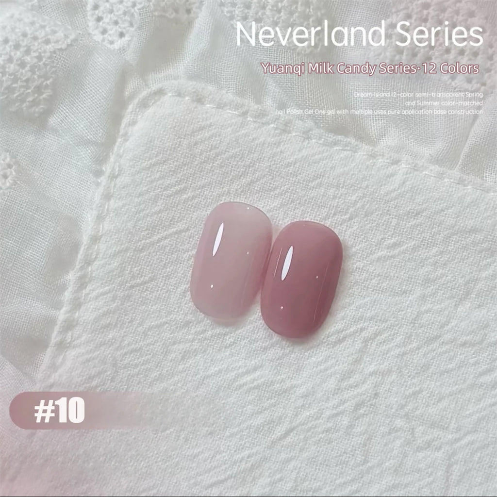 Nude Shiny Soak Off UV Gel Nail Polish Set - Long Lasting Nail Art Varnish (1-12 Pcs)