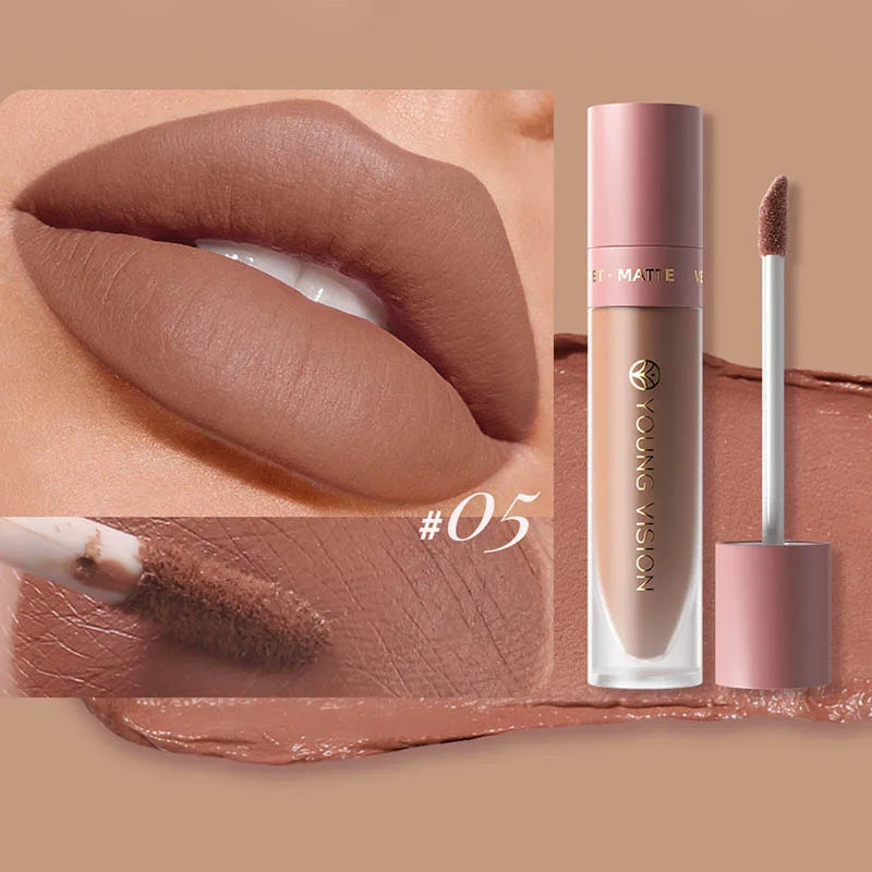 Matte Velvet Plumping Lipstick (8 Colors)