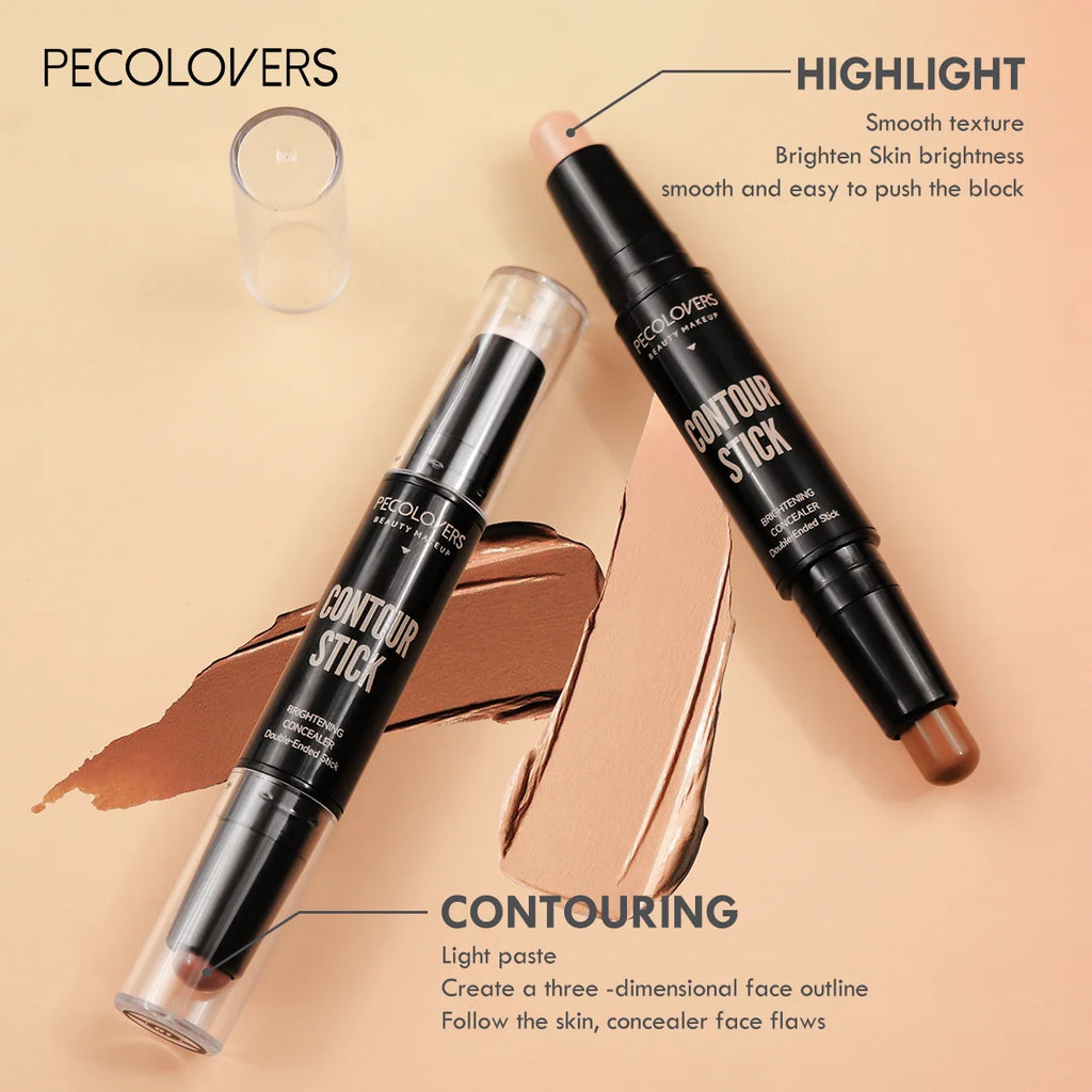 Full-Coverage Face Concealer Pen | Long-Lasting Dark Circles Corrector & Contour Stick