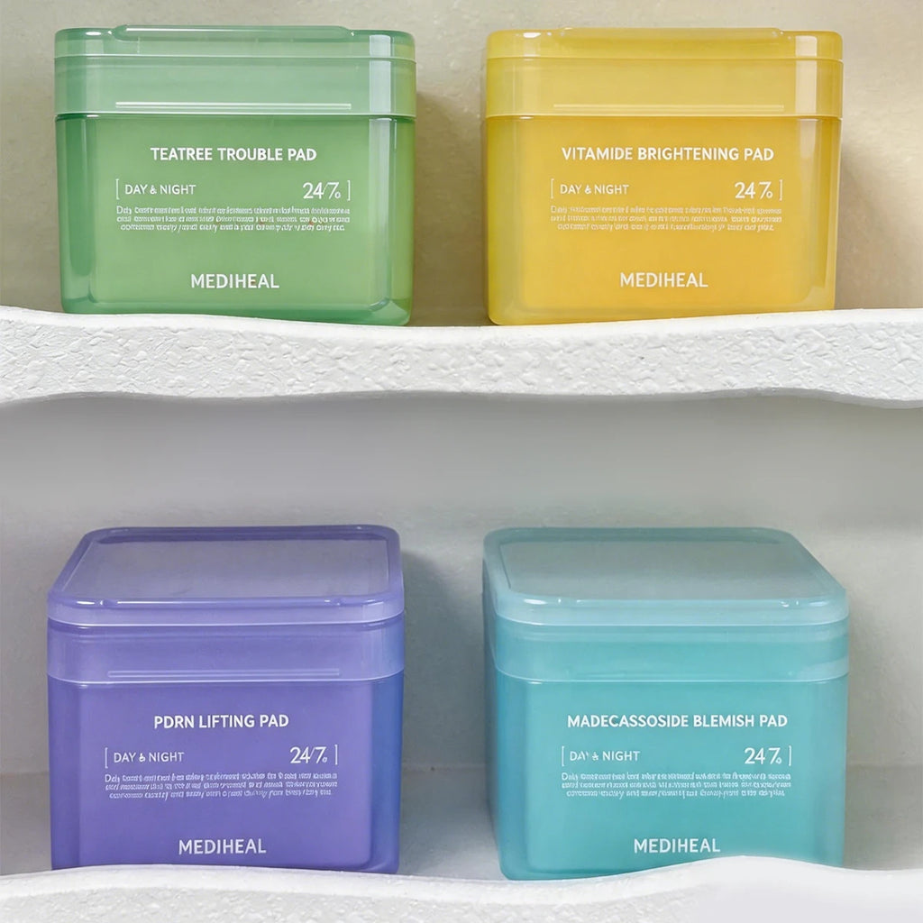 MEDIHEAL Daily Toner Pad - Ready-to-Use Hydrating Pads for Long-Lasting Moisture | Korean Skincare