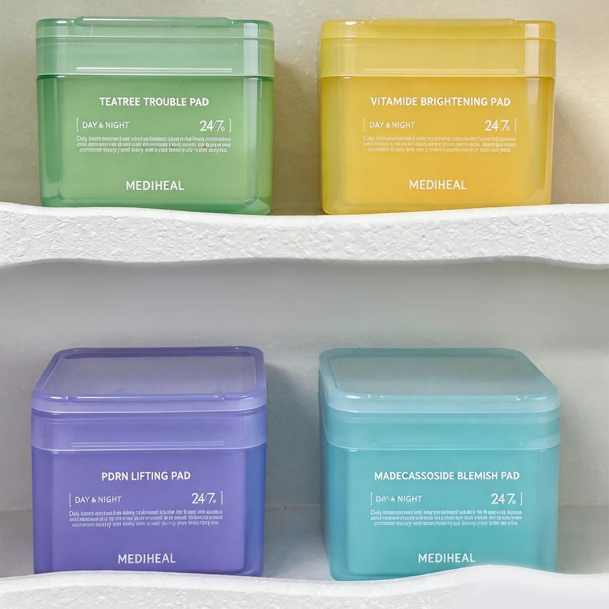 MEDIHEAL Daily Toner Pad - Ready-to-Use Hydrating Pads for Long-Lasting Moisture | Korean Skincare