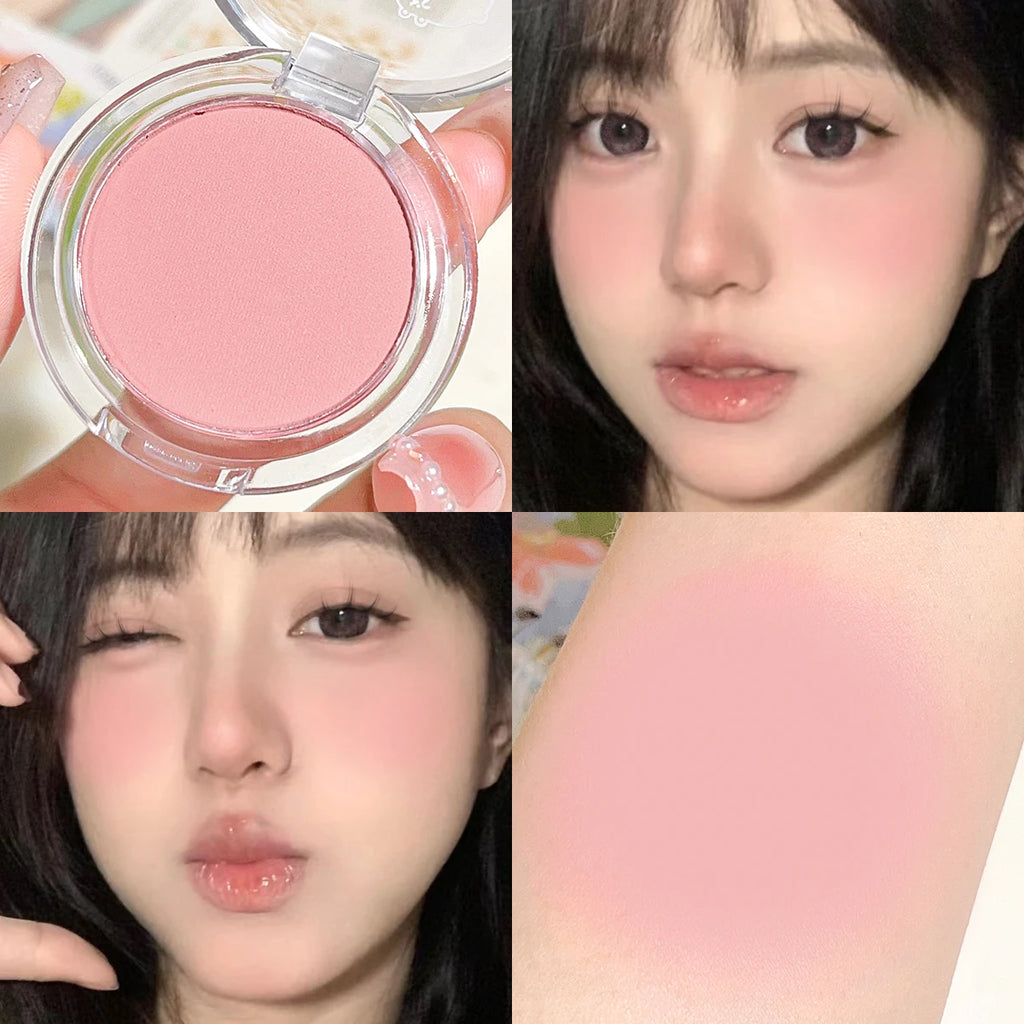 Velvet Matte Single Powder Blush – Natural Everyday Radiance