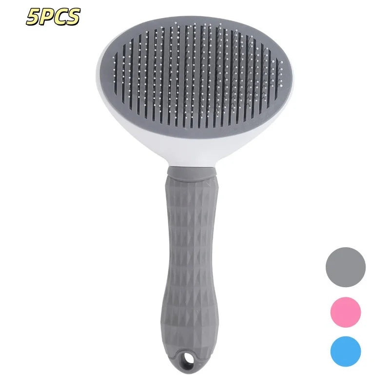 GroomBuddy™ Self-Cleaning Pet Slicker Brush