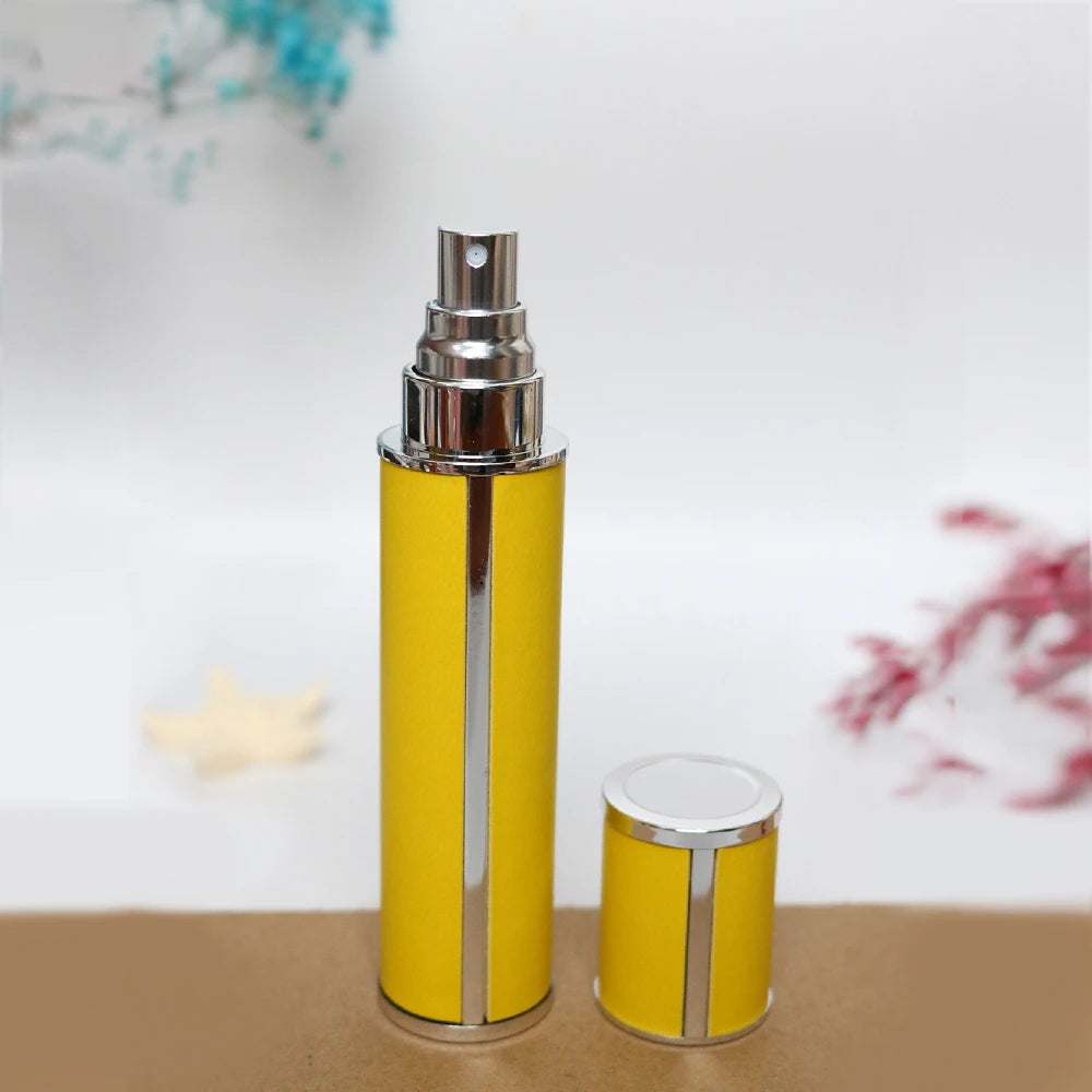 Luxury Leather Refillable Perfume Spray Bottle (10ml)