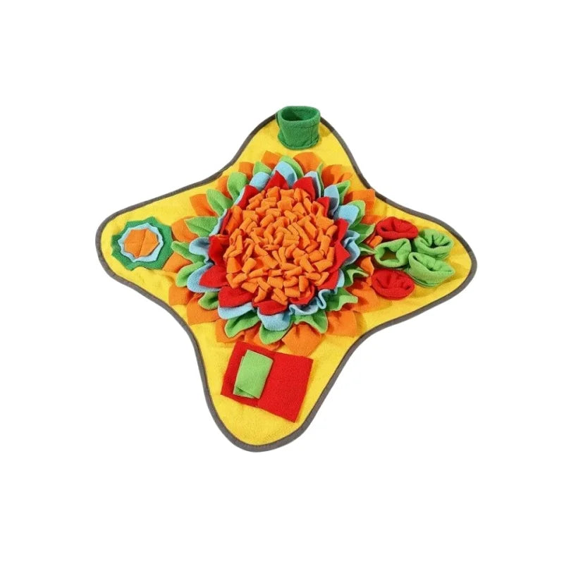 Educational Pet Sniffing Training Mat | Eco-Friendly Stress Relief Slow Food Blanket