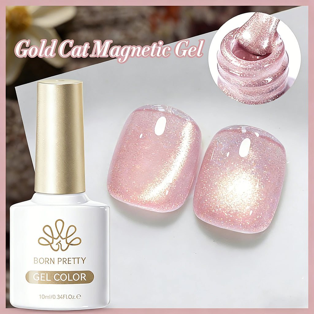 BORN PRETTY Silver Water Light Cat Eye Magnetic Gel Nail Polish (10ml)