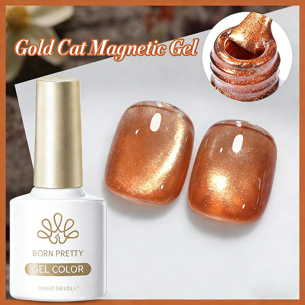 BORN PRETTY Silver Water Light Cat Eye Magnetic Gel Nail Polish (10ml)