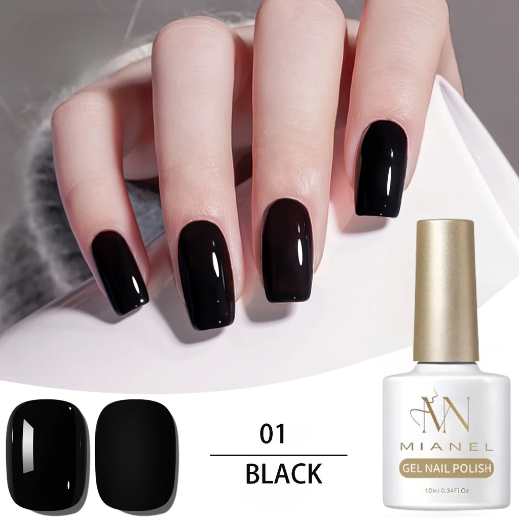 Nude Shiny Soak Off UV Gel Nail Polish Set - Long Lasting Nail Art Varnish (1-12 Pcs)