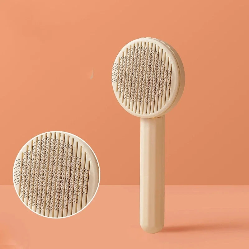 GroomBuddy™ Self-Cleaning Pet Slicker Brush