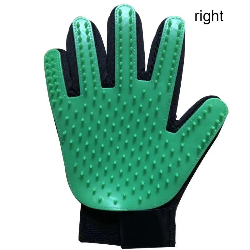 Pet Hair Remover & Massage Brush Glove for Pets
