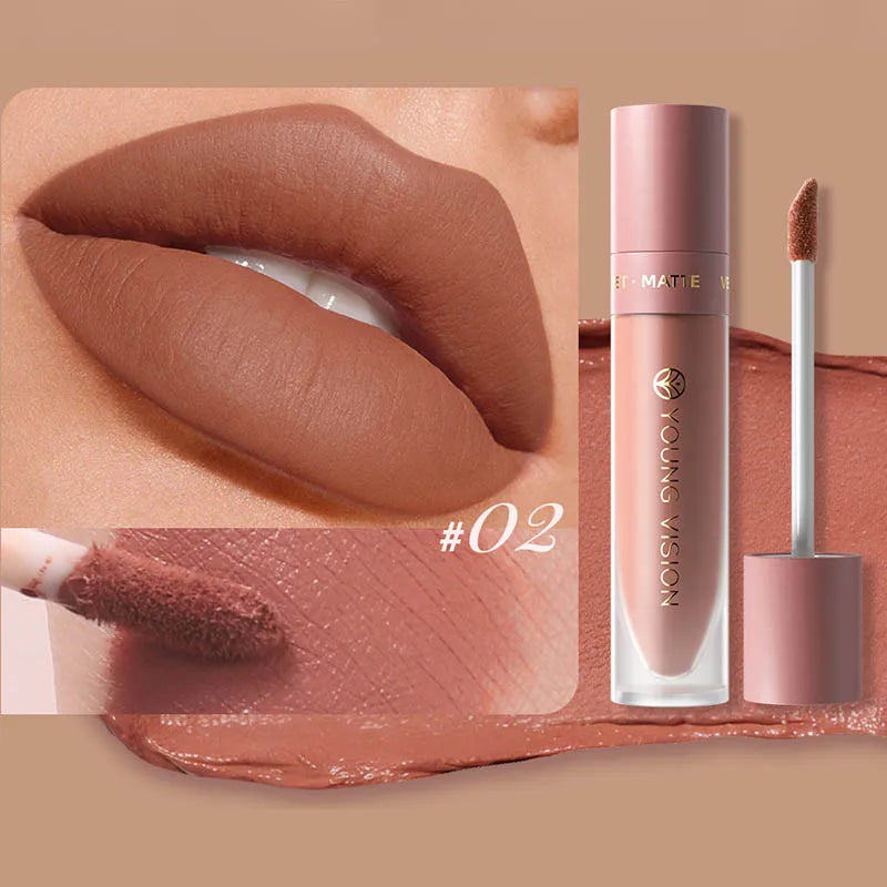 Matte Velvet Plumping Lipstick (8 Colors)