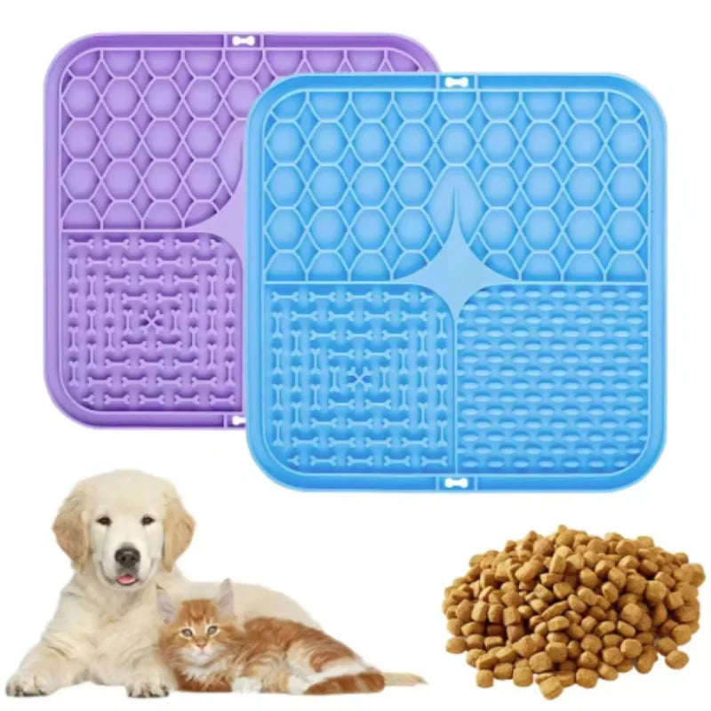 Slow Feed Silicone Lick Plate for Dog Training and Distraction