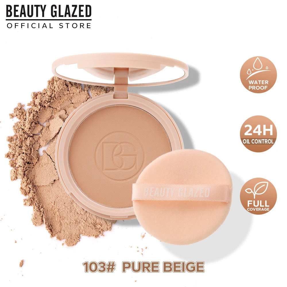 BEAUTY GLAZED Flawless Matte Face Powder | Long-Lasting Setting Powder