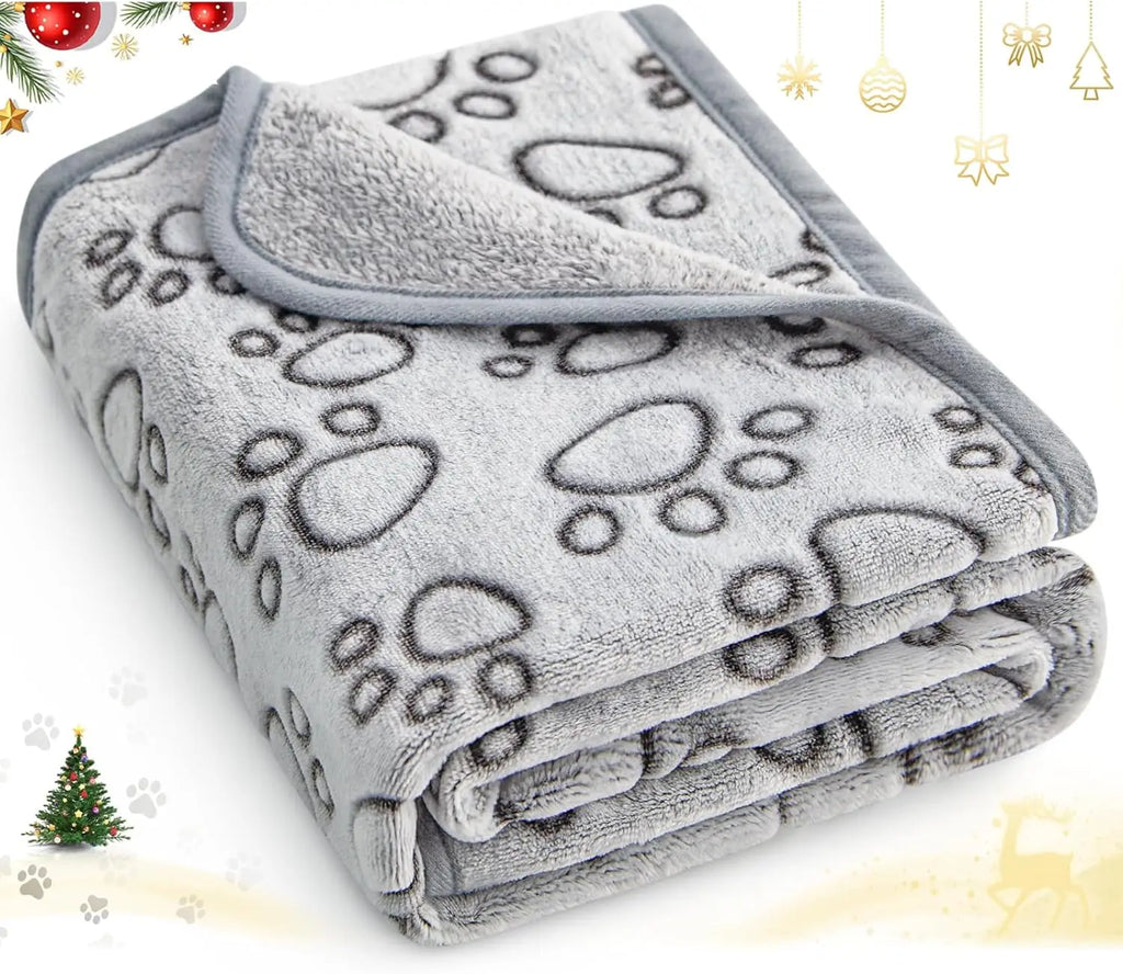Premium Washable Soft Pet Blanket | Warm Plush Fluffy Throw for Small, Medium & Large Dogs & Cats