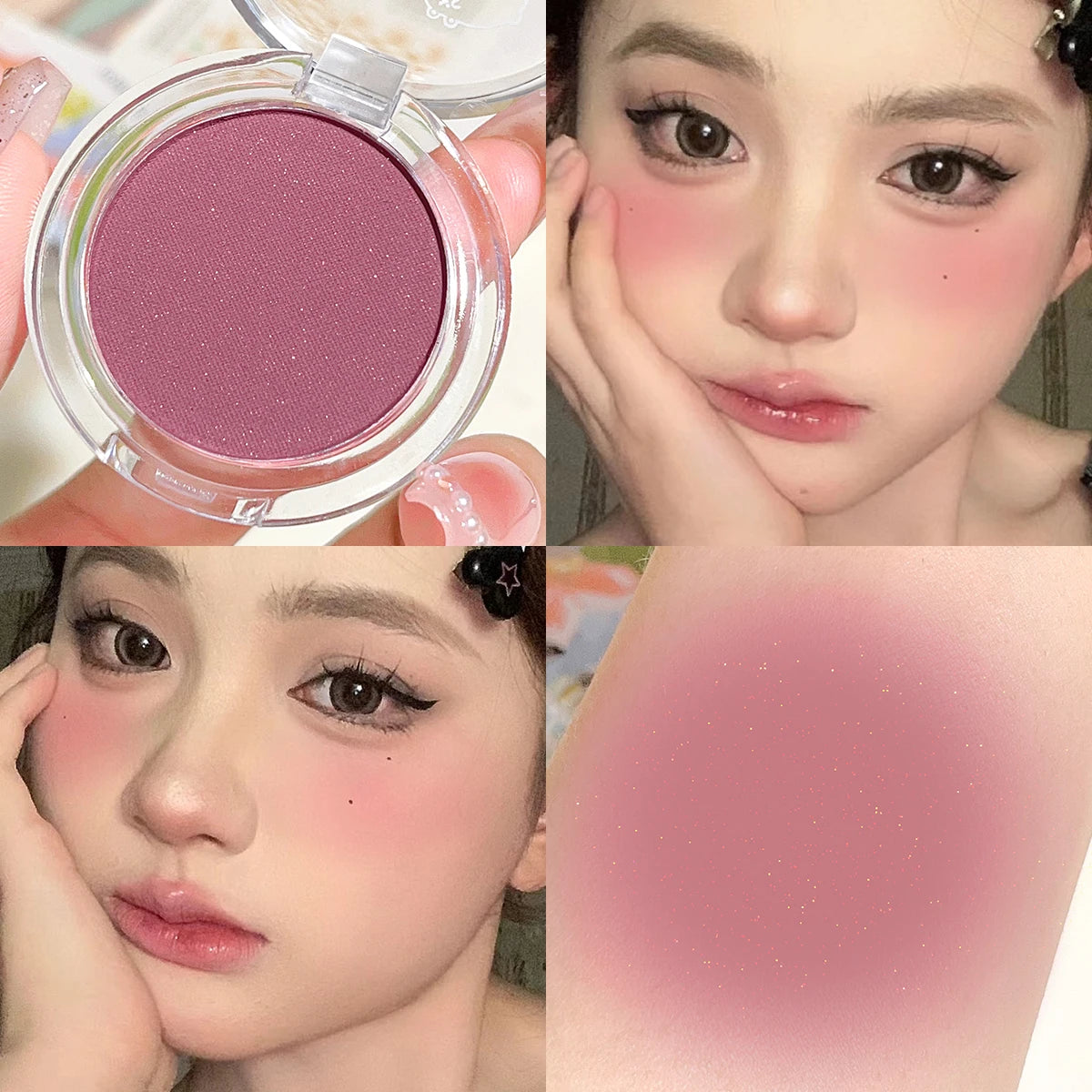 Velvet Matte Single Powder Blush – Natural Everyday Radiance