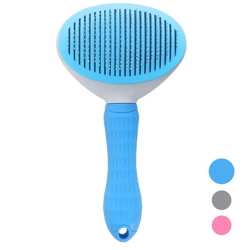 GroomBuddy™ Self-Cleaning Pet Slicker Brush