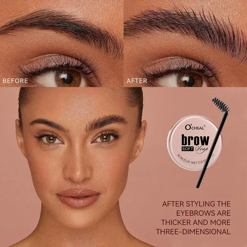 3D Waterproof Eyebrow Sculpting Gel & Setting Wax