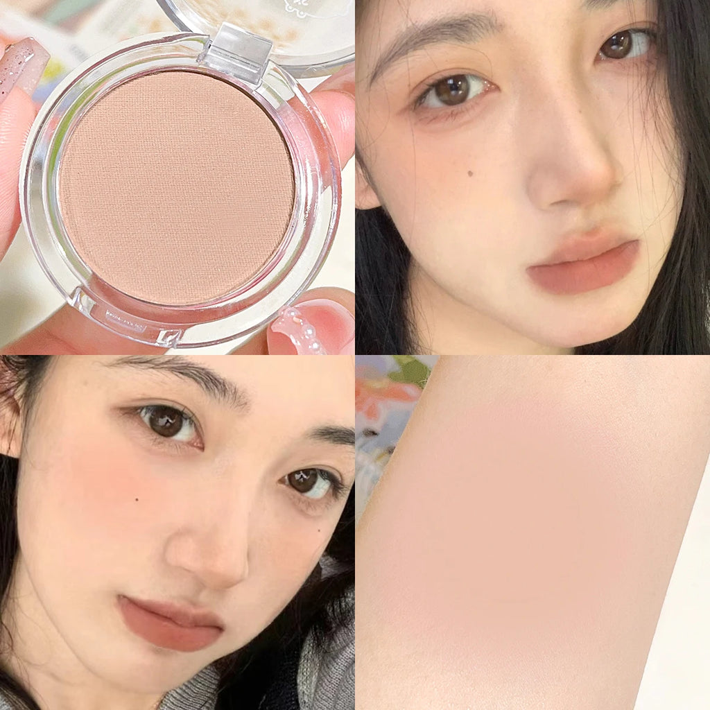Velvet Matte Single Powder Blush – Natural Everyday Radiance