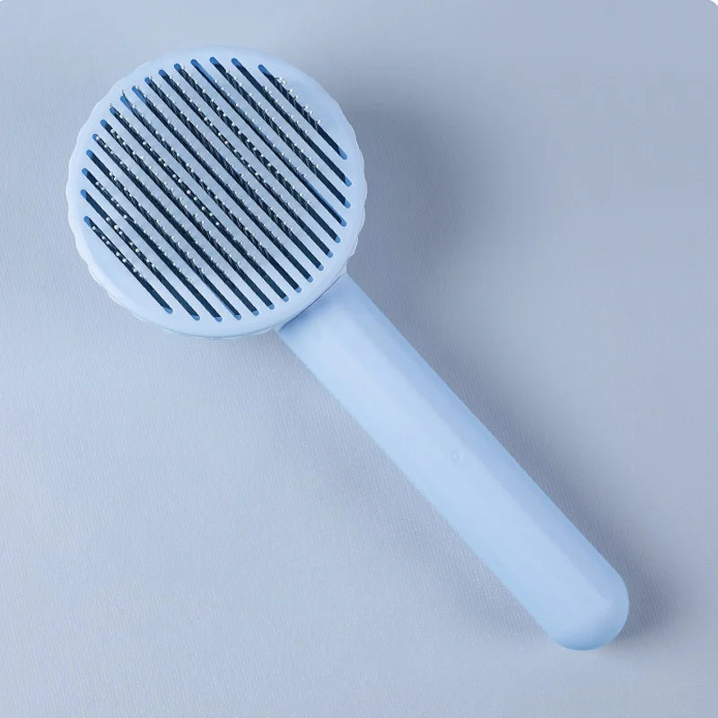 GroomBuddy™ Self-Cleaning Pet Slicker Brush