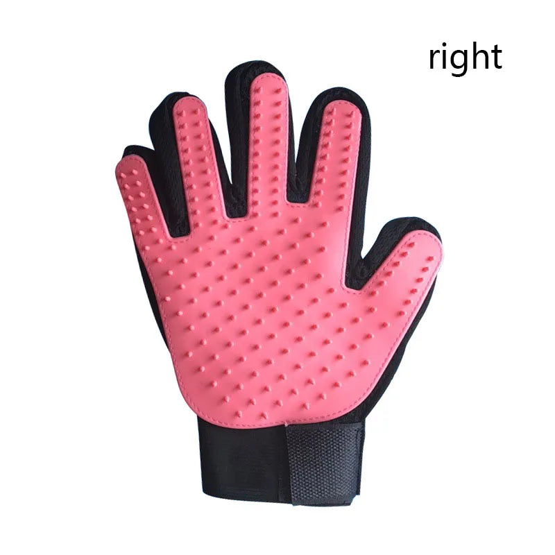 Pet Hair Remover & Massage Brush Glove for Pets