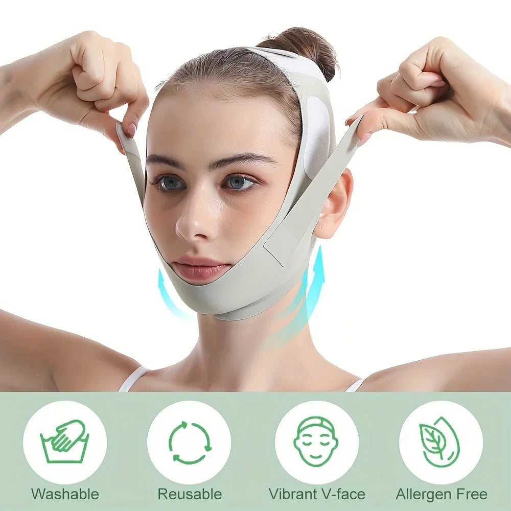 Reusable V-Line Face Slimming Strap & Chin Lift Belt