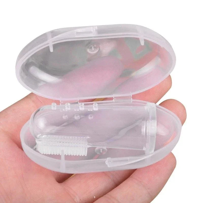 Super Soft Silicone Pet Finger Toothbrush for Dogs & Cats