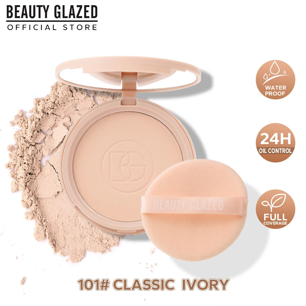 BEAUTY GLAZED Flawless Matte Face Powder | Long-Lasting Setting Powder