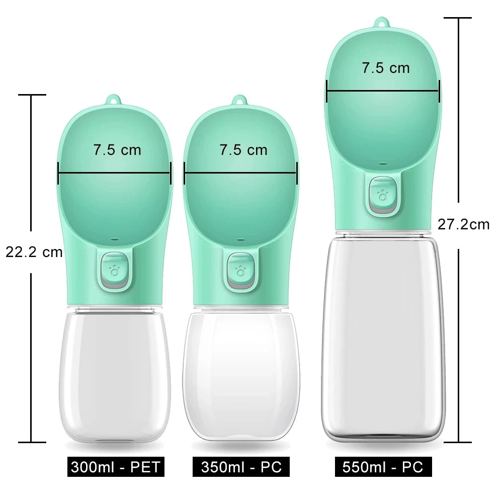 Portable Dog Water Bottle & Leakproof Drinking Bowl