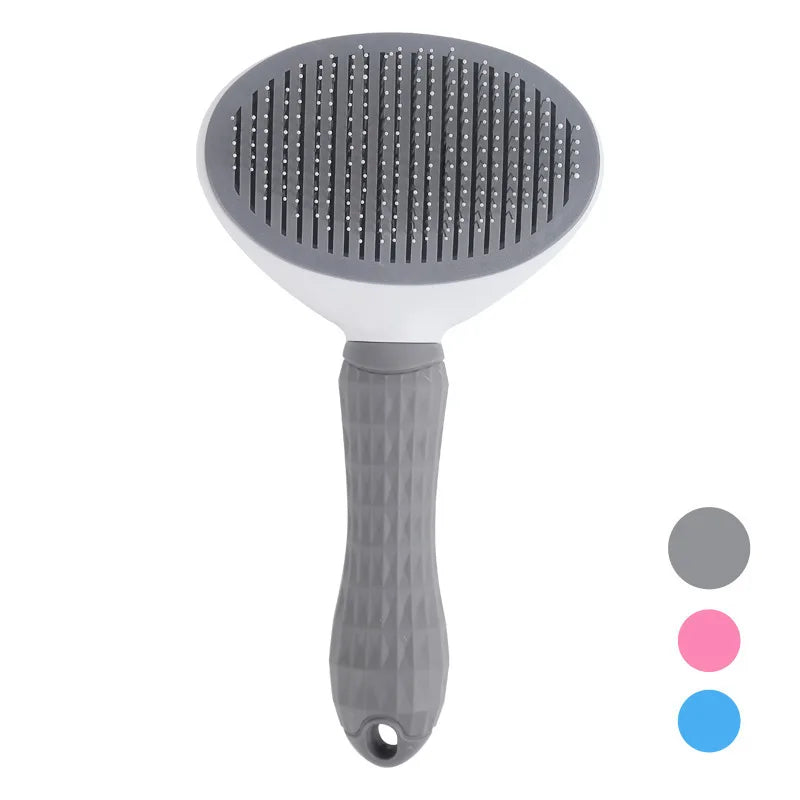 GroomBuddy™ Self-Cleaning Pet Slicker Brush