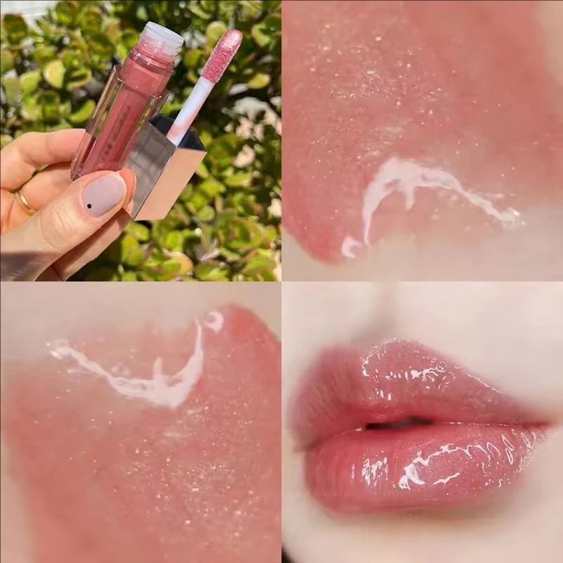 Luxury Mirror Water Gloss - High-Shine Hydrating Lip Glow, Long-Lasting & High-Pigment Lip Tint