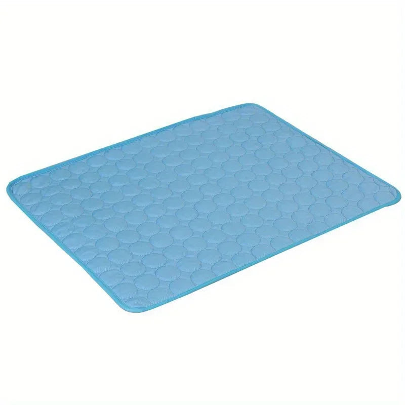 FrostyPaw™ Ice Silk Cooling Pet Mat