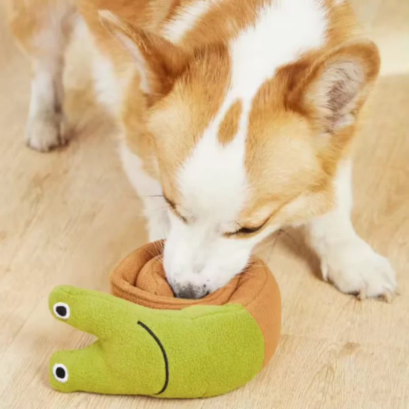 Snail-Shaped Sniffing Puzzle Toy | Interactive Foraging Mat for Dogs & Cats