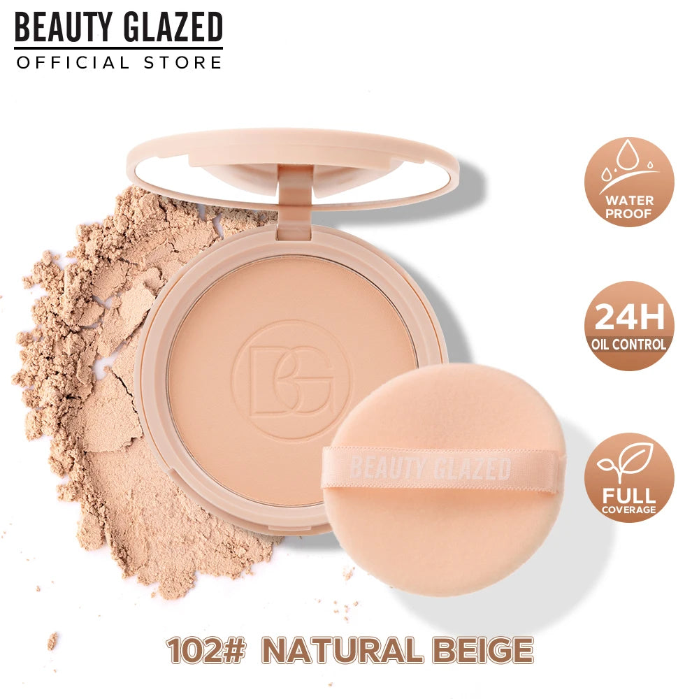 BEAUTY GLAZED Flawless Matte Face Powder | Long-Lasting Setting Powder