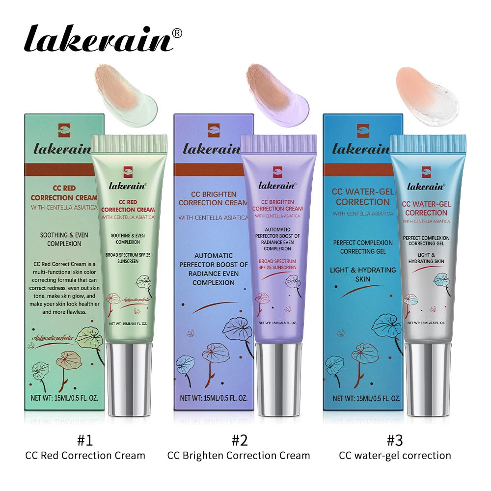 Color Correcting CC Cream - Waterproof Liquid Foundation & Concealer (30ml)