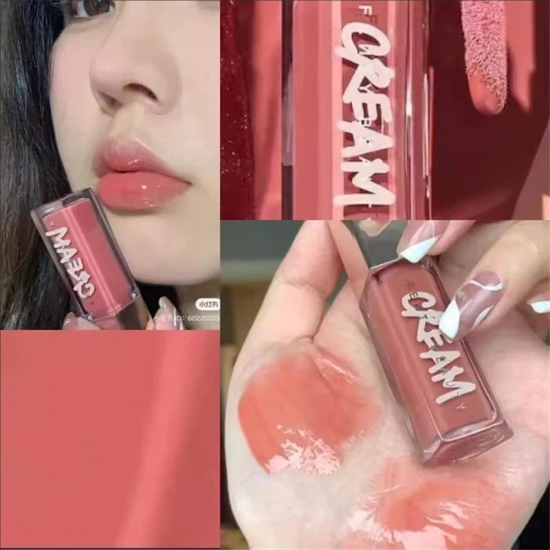 Luxury Mirror Water Gloss - High-Shine Hydrating Lip Glow, Long-Lasting & High-Pigment Lip Tint