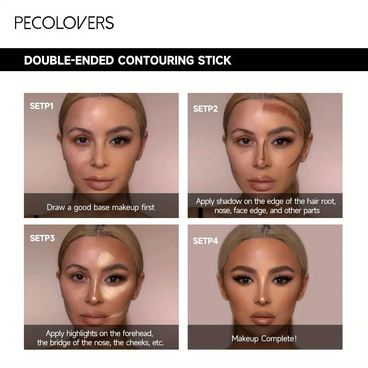 Full-Coverage Face Concealer Pen | Long-Lasting Dark Circles Corrector & Contour Stick
