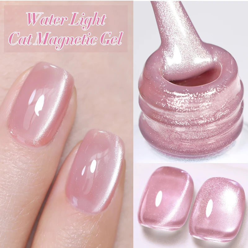 BORN PRETTY Silver Water Light Cat Eye Magnetic Gel Nail Polish (10ml)