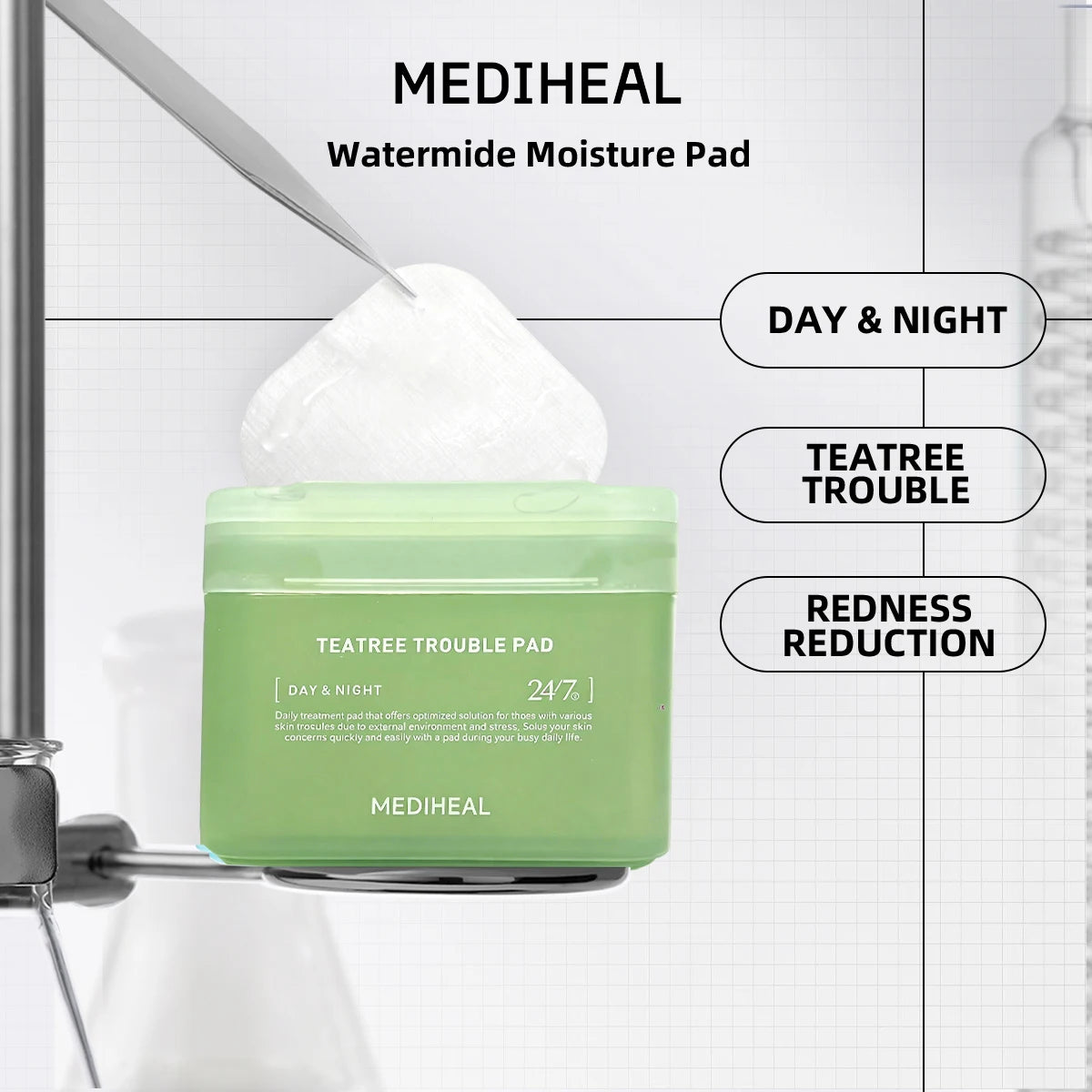 MEDIHEAL Daily Toner Pad - Ready-to-Use Hydrating Pads for Long-Lasting Moisture | Korean Skincare