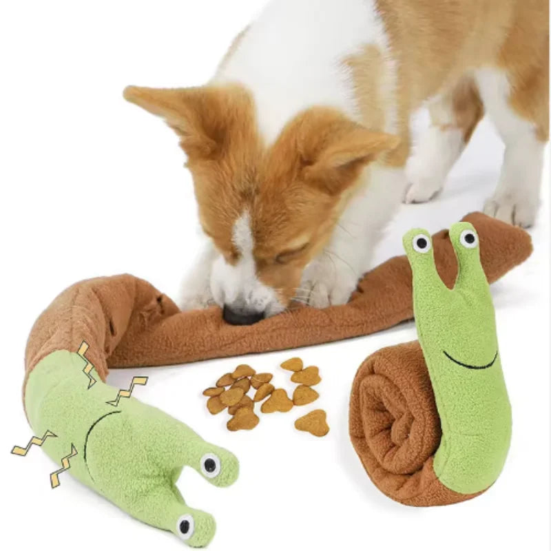 Snail-Shaped Sniffing Puzzle Toy | Interactive Foraging Mat for Dogs & Cats